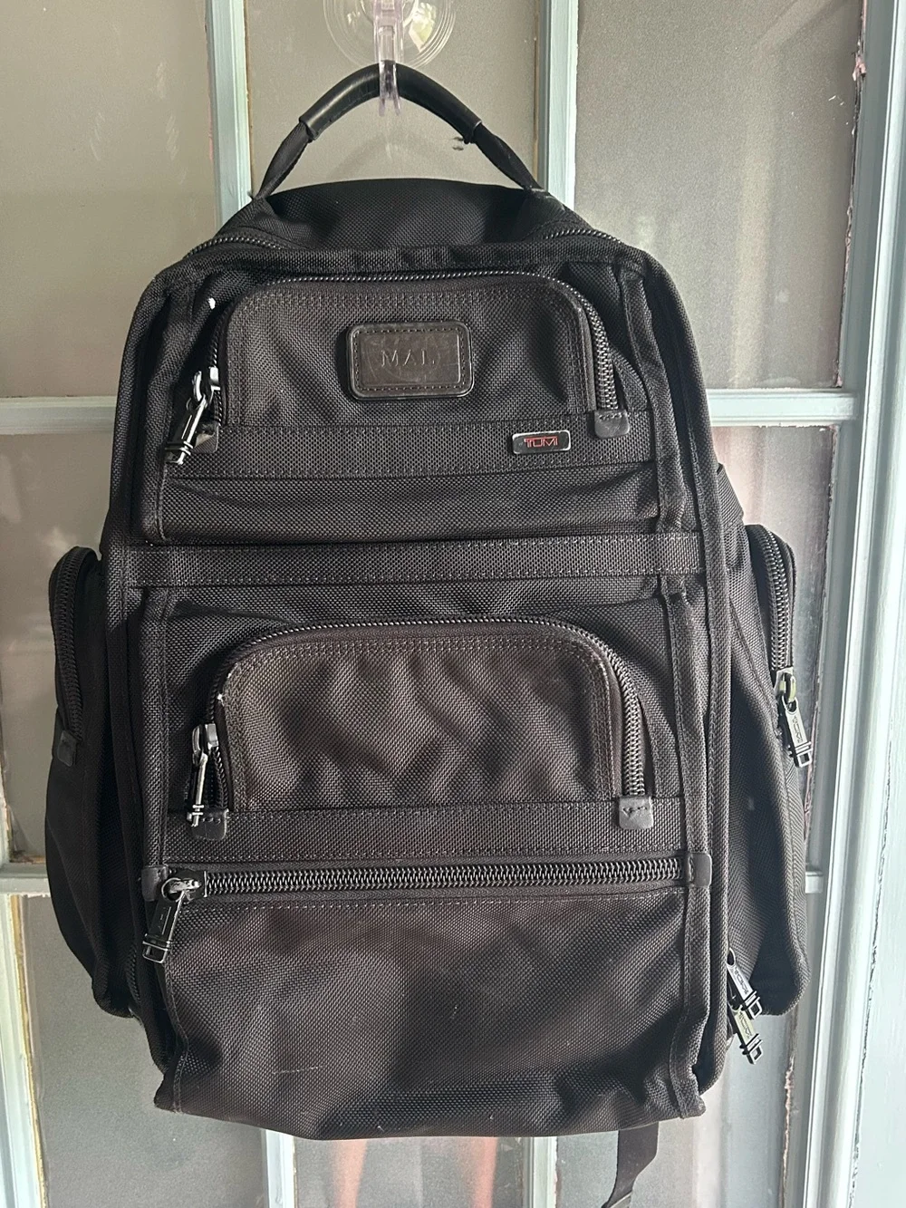 Tumi ALPHA Bravo 3 Brief Pack Backpack Laptop Safe Travel Office Men's Black